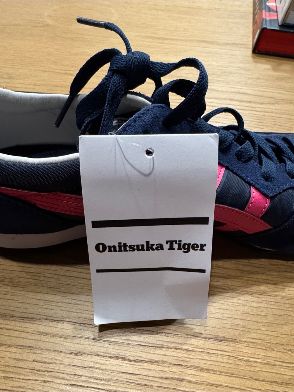 Onitsuka Tiger by Asics Navy and Pink Women's Sneakers - Picture 11 of 13